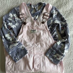 OshKosh B'gosh Light Pink Kids Overalls & top